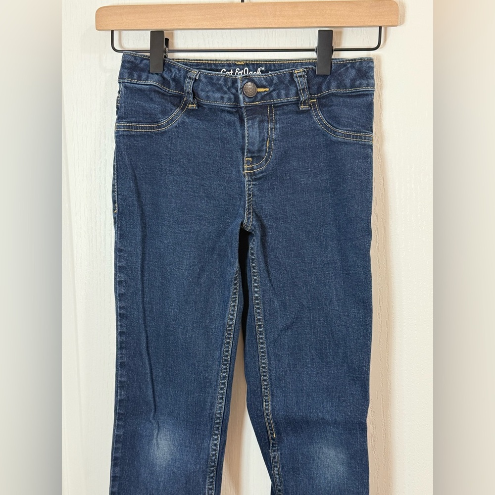 Cat & Jack Women's Dark Blue Ankle Jeans - Picture 5 of 7